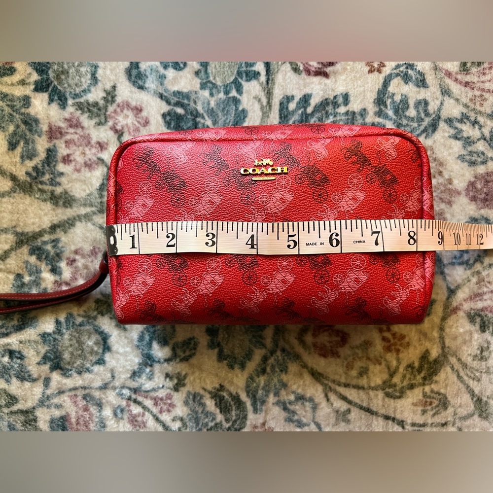 Coach Horse & Carriage Cosmetic Toiletries Pouch - Picture 7 of 12